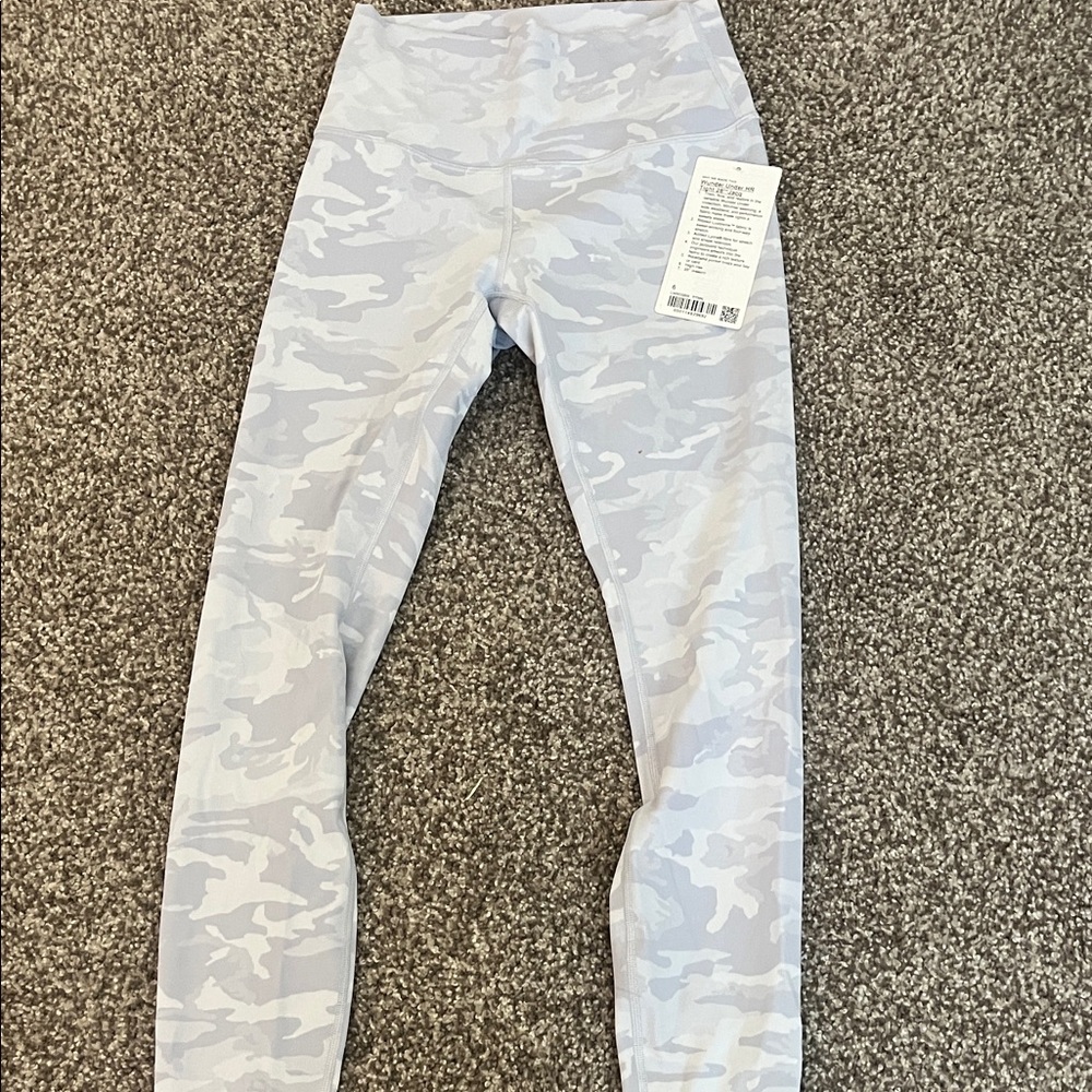lululemon athletica Gray Camo Leggings